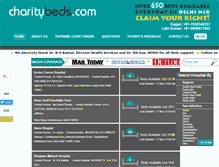 Tablet Screenshot of charitybeds.com
